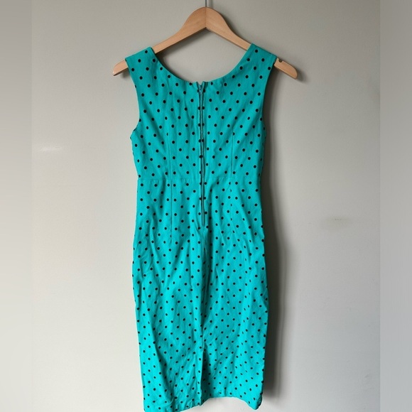 STEADY POLKA  DOT DIVA DRESS MINT Retro Size Small - Picture 4 of 6